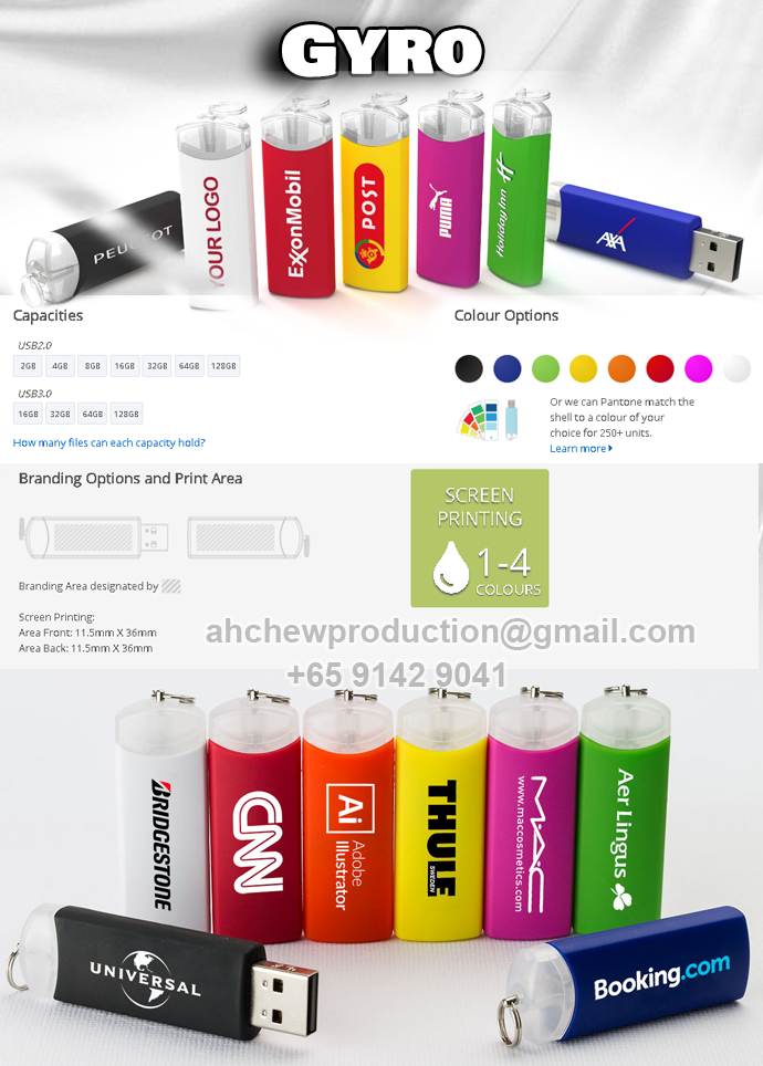 Singapore Customize USB-Thumbdrive Gyro Printing +6591429041